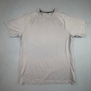 Public Rec T-Shirt Mens XL Grey Go-To Tee Short Sleeve Raglan Performance